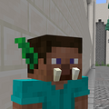 Orc Orsimer ears cosmetic option 1 in Enderscrolls Minecraft.