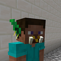 Orc Orsimer ears cosmetic option 2 in Enderscrolls Minecraft.