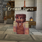 Ernest Manis, barkeep at the foaming flask, imperial city: talos plaza.