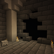 The Enderscrolls Tutorial exit. Now begins your adventure!