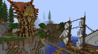 Alt=Elder Scrolls Minecraft outpost used to resupply the Imperial City with supplies.