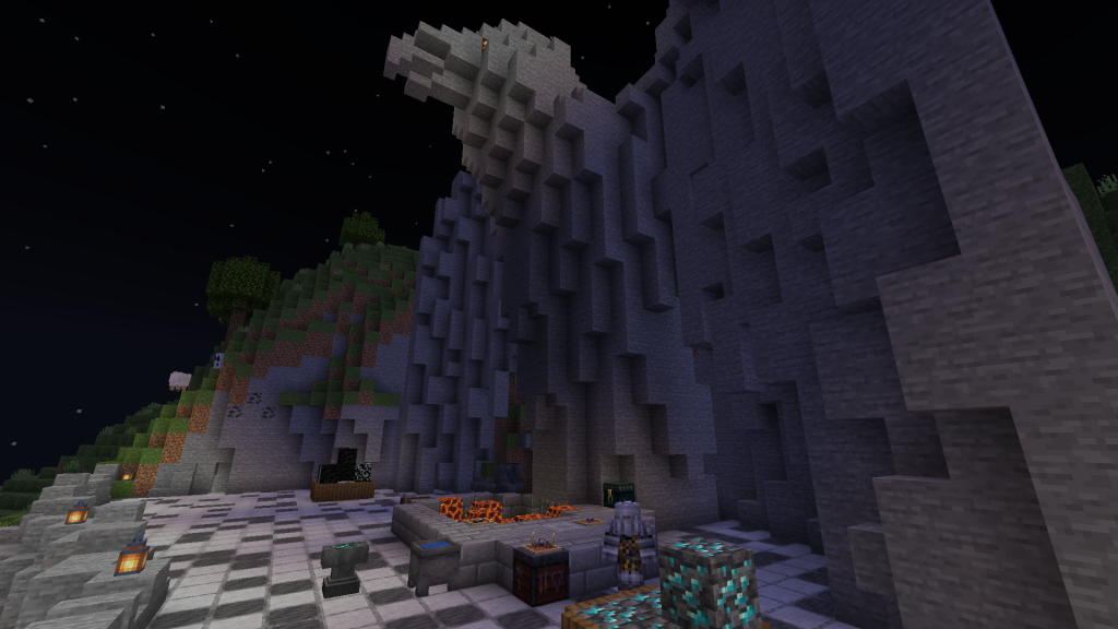 Skyrim Minecraft build Skyforge – Skyrim forge recreated with a secret vampire blood forge beneath.