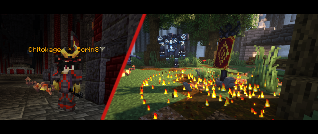 Minecraft player Boring8, first vampire on an Elder Scrolls-inspired Minecraft server