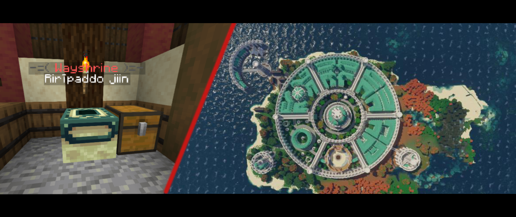 3D Livemap of the Imperial City spawn in Enderscrolls Minecraft.